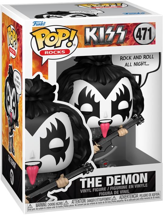 Kiss Figurine POP! The Demon R&R All Night 9 cm - vue 3