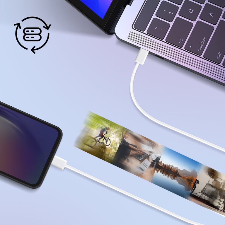 Câble USB C vers USB C Charge et Synchronisation 1m Original Apple - vue 4