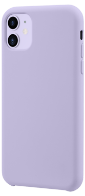 Custodia morbida in silicone gel per Apple iPhone 11, viola lilla