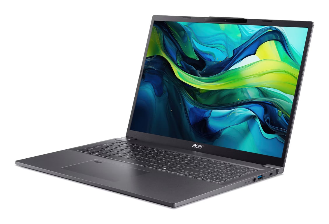 Acer Aspire 16 A16-71M-506P Intel Core 5 115U Ordinateur portable 40,6 cm (16 ) WUXGA+ 16 Go LPDDR5x-SDRAM 1 To SSD Wi-Fi 6E (802.11ax) Windows 11 Home Gris - Neuf