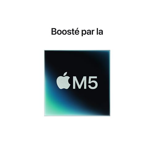 Macbook Pro M5 (2025) 14', 512 Go 16 Go CPU 10 Apple GPU 10, Noir sidéral - AZERTY - Neuf