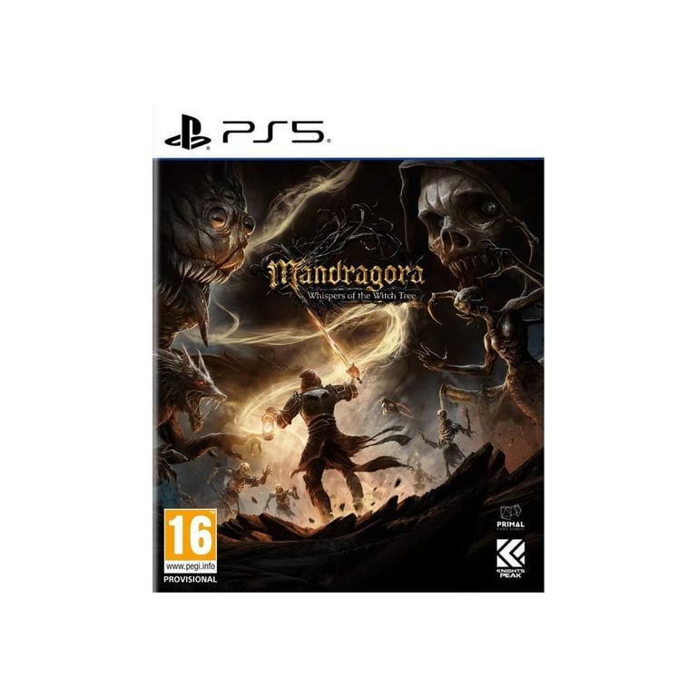Jeu PS5 JUST FOR GAMES Mandragora : Whispers of the Witch Tree Éd. européenne Action-RPG 2.5D Noir - Neuf