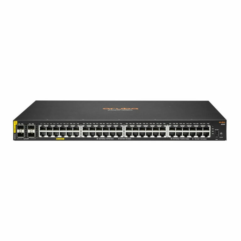 HPE Networking 6000 48G Class4 PoE+ 4SFP R8N85A - vue 3
