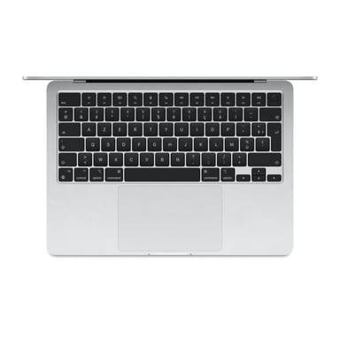 MacBook Air M3 (2024) 13,6', GHz 512 Go 16 Go GPU Apple, Argento - AZERTY
