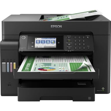 Impresora Multifunción 4 en 1 - EPSON - Ecotank ET-16600 - Inyección de tinta - A3/A4 - Color - Wi-Fi - C11CH72401