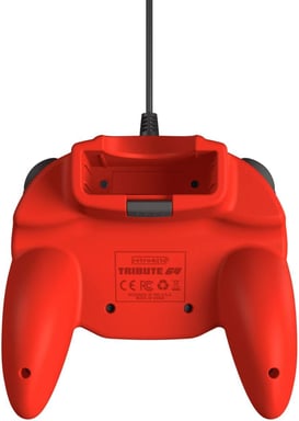 Retro-Bit Tribute 64 USB para PC, Switch, Mac, Steam, RetroPie, Raspberry Pi - Rojo