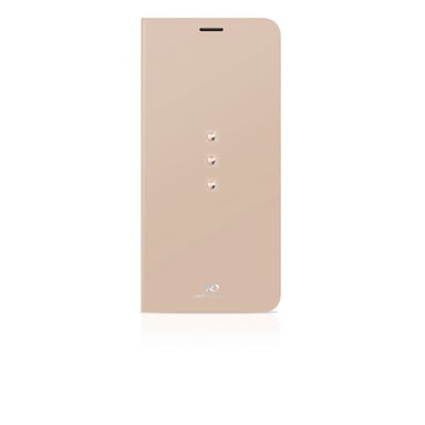 Funda de cartera ''Crystal'' para Samsung Galaxy S9+, dorada