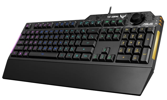 ASUS TUF K1 RGB Aura Sync AZERTY Teclado para juegos