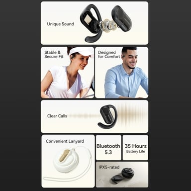 Vention Open Ear NBP OpenBeat O11 Beige - vue 2