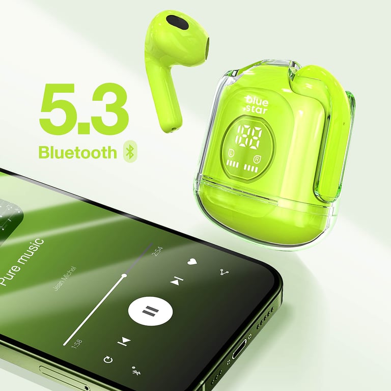 Écouteurs Bluetooth Microphone intégré Autonomie 5 Heures citron Neuf - vue 3