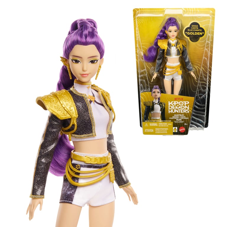 Poupée Mattel KPop Demon Hunter Rumi Chantante - vue 8