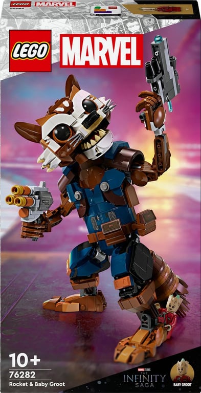 Construisez la fusée Rocket avec LEGO® Marvel Super Heroes™ - Modèle 76282
