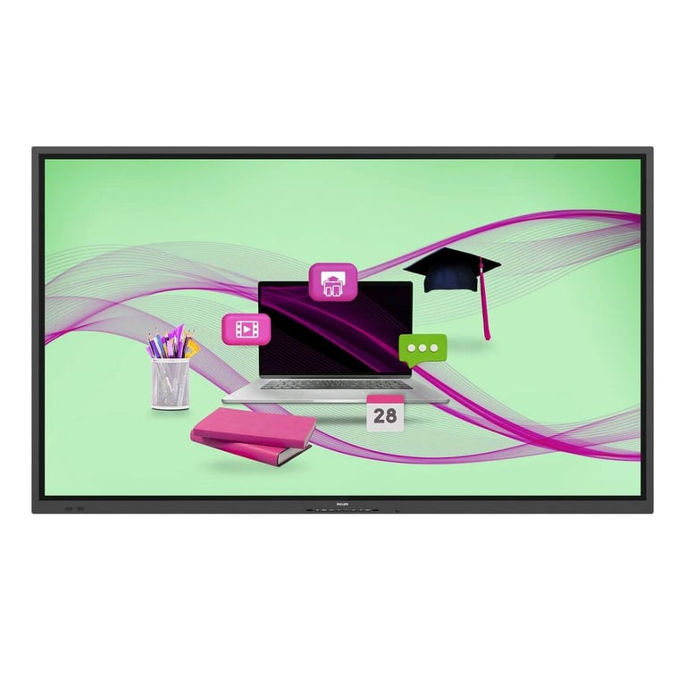 Écran plat LCD Philips 65BDL4052E E Line 65 4K UHD Tactile touch - vue 3