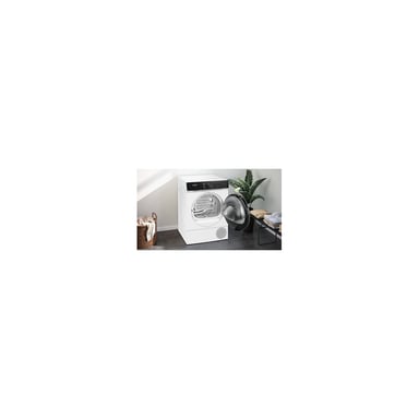 Sèche-linge pompe à chaleur Siemens WQ46H2CTFR iQ500 9 kg cuve inox Home Connect Wi?Fi autoDry smartFinish Blanc/Noir
