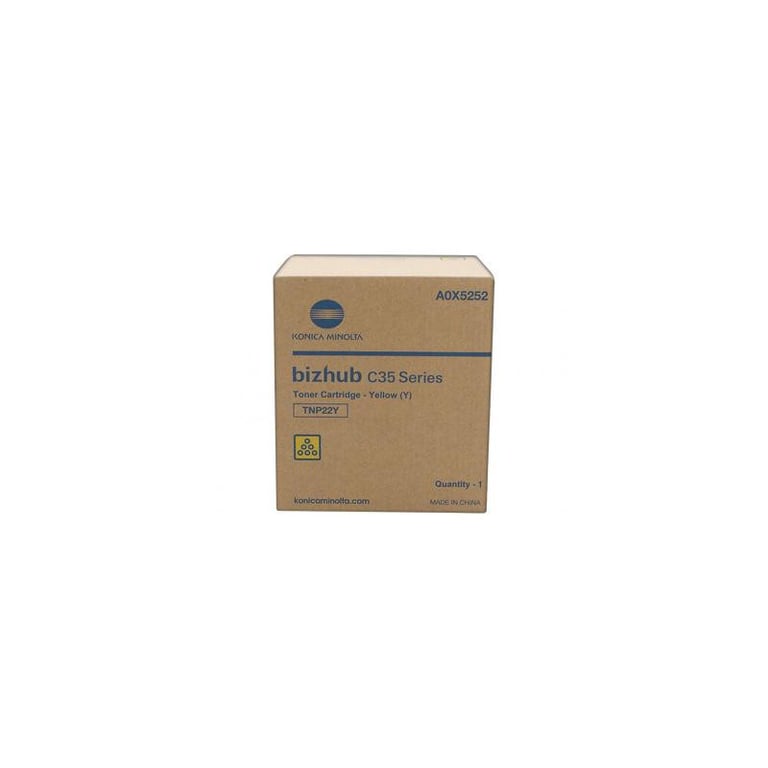 Konica-Minolta KonicaMinolta Toner TNP-22 TNP22 Yellow Gelb (A0X5252) - Neuf