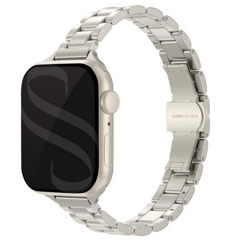Bracelet Apple Watch 42mm Maillons fin en acier