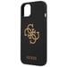 Custodia Guess per iPhone 13 mini 5,4'' nero Silicone 4G Logo