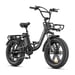 ENGWE L20 Boost Bici elettrica per Adulti, Bici elettrica per Pneumatici Fat da 20 Pollici per Donna, Batteria 48V 13A, Shimano 7 velocità