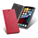 Diarycase 2.0 Coque clapet en cuir véritable avec support aimanté pour Apple iPhone 13 Pro Max, Rouge Bordeaux