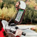 LinQ Soporte para Moto + Funda impermeable Universal Smartphone 6,3'' Máx Negro