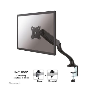 Neomounts NM-D500BLACK support d'écran plat pour bureau 76,2 cm (30'') Noir