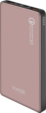 Batería externa PowerHouse ultra slim GEN 2.0 de 10.000 mAh (37 Wh), oro rosa