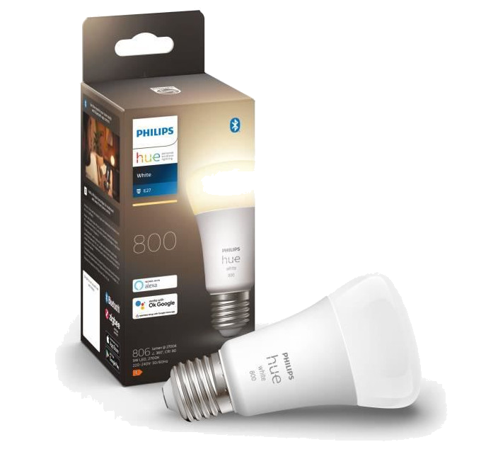 PHILIPS Hue White Ampoules LED connectées E27 - Compatible Bluetooth