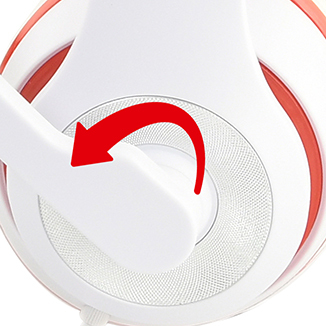 Casque Gembird MHS-03-WTRD – Stéréo, Micro Intégré, Commande de Volume - vue 3