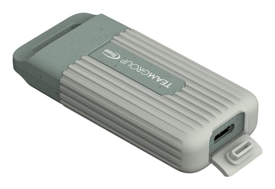 Team Group TPSEG4004T0C102 unidad externa de estado sólido 4 TB USB Tipo C 3.2 Gen 2 (3.1 Gen 2) Gris, Turquesa