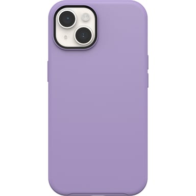Custodia OtterBox Symmetry per iPhone 14, antigoccia, protezione sottile, resiste a 3 volte più cadute rispetto allo standard militare, antimicrobica, Lilla Apple iPhone 14