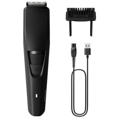 Tondeuse à Barbe Philips BEARDTRIMMER Series 3000 BT3234/15, Coupe Rapide et Précise, Lames Auto-affûtées, Noir