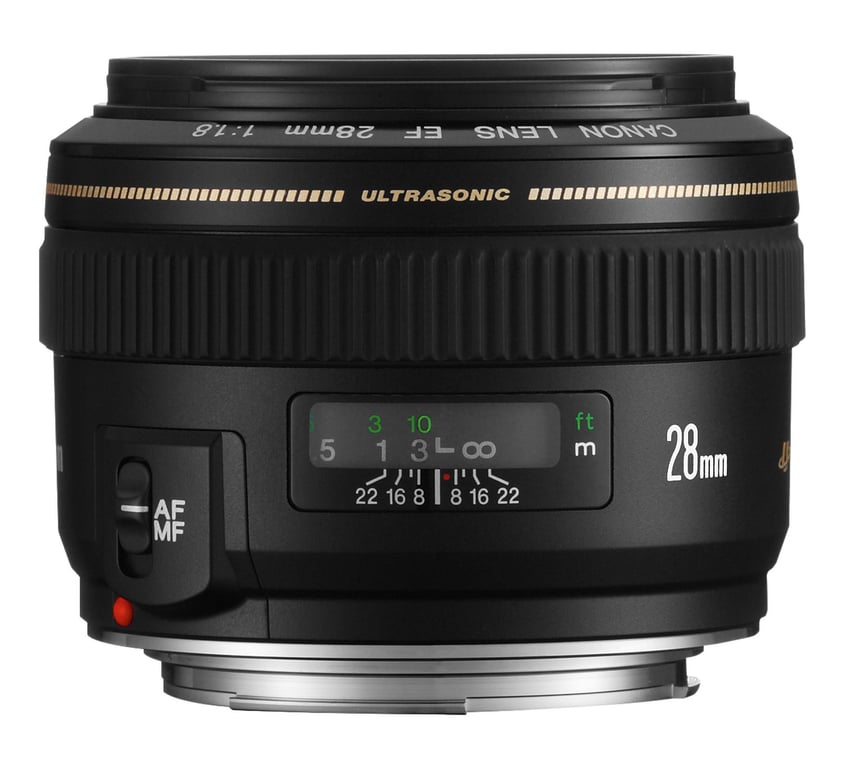 CANON  EF 28mm f/1.8 USM SLR Noir - Tr&egrave;s bon &eacute;tat