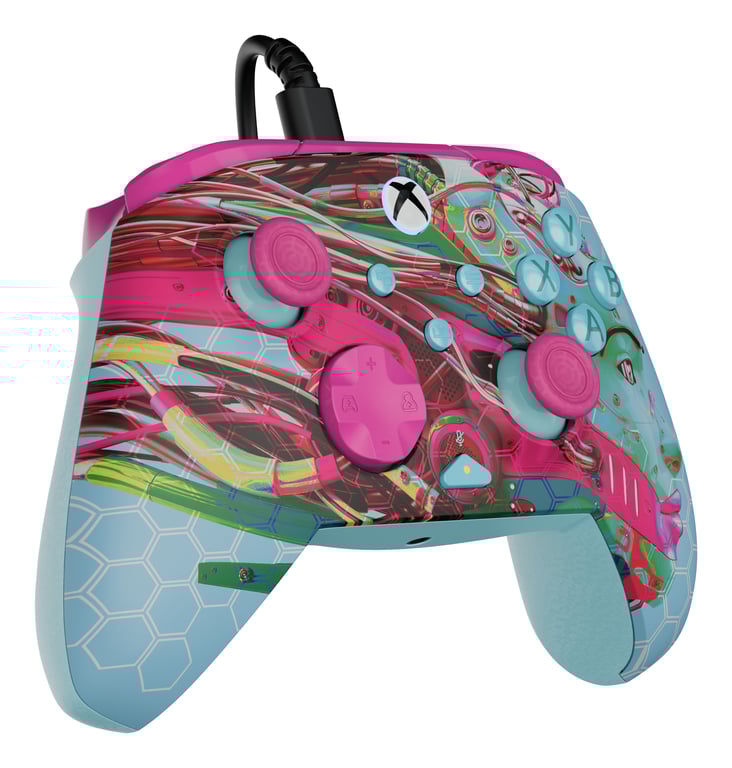 Turtle Beach Rematch Advanced Android Dream Manette de jeu filaire - Licence Xbox Series XS, Xbox One et PC avec Phosphorescent, Boutons Programmables, Gâchettes, commandes audio et câble de 2.5 m - Neuf