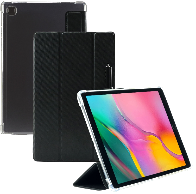 Coque de protection Edge avec folio et coins renforcés pour Galaxy Tab A8 10.5