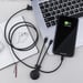 Câble Mr BIO USB A+C / microUSB & USB C & Lightning 2.1A 1m FastCharge 10.5W Noir - Eco-responsable Xoopar
