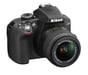 Nikon D3300 + 18-55 VR II + SD 4GB Kit d'appareil-photo SLR 24,2 MP CMOS 6000 x 4000 pixels Noir