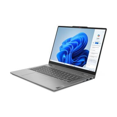 Lenovo IdeaPad 5 2-in-1 14IRH9 Intel® Core™ i7 i7-13620H Híbrido (2-en-1) 35,6 cm (14'') Pantalla táctil WUXGA 16 GB LPDDR5x-SDRAM 1 TB SSD Wi-Fi 6 (802.11ax) Windows 11 Home Alemán Gris