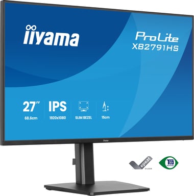 iiyama ProLite XB2791HS-B1 écran plat de PC 68,6 cm (27'') 1920 x 1080 pixels Full HD LED Noir