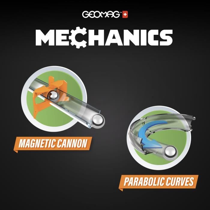 Geomag Mechanics Gravity Vertical Motor Jeu Educatif et Créatif pour les Enfants Blocs de Construction Magnétiques Moteurs Verticaux avec Blocs Magnétiques Lot de 183 Pièces - vue 4