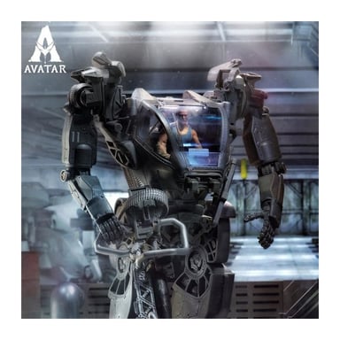 Figura Disney Avatar - Robot AMP McFarlane con accesorios y efecto bioluminiscente