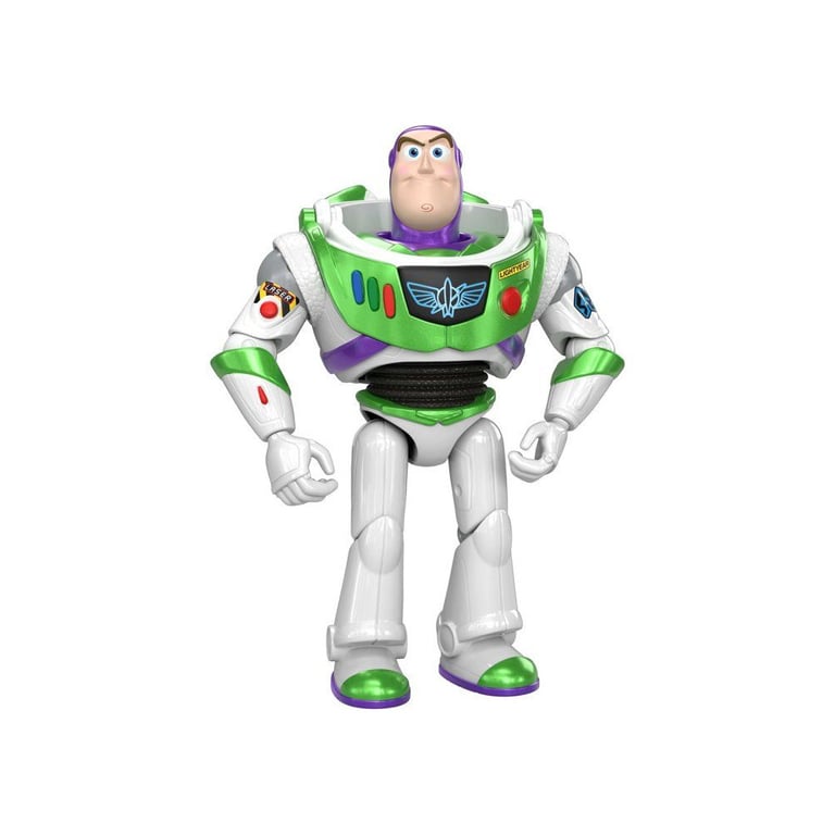 Mattel Figurine articulée Buzz l'Éclair Disney Pixar Toy Story 5 Hi-Tech 18 cm Multicolore