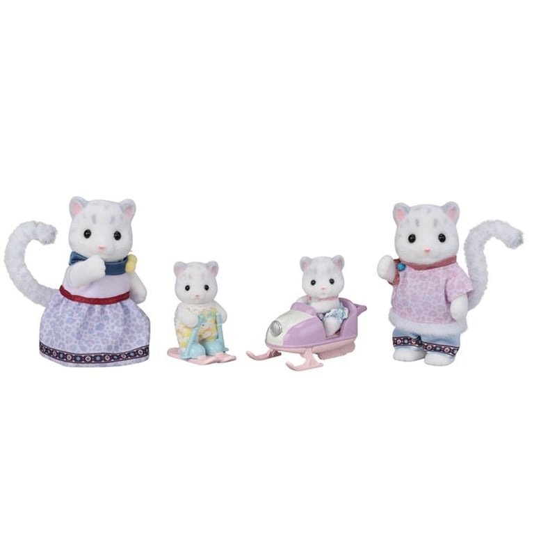 Sylvanian Families Figurines La famille Panthère des neiges