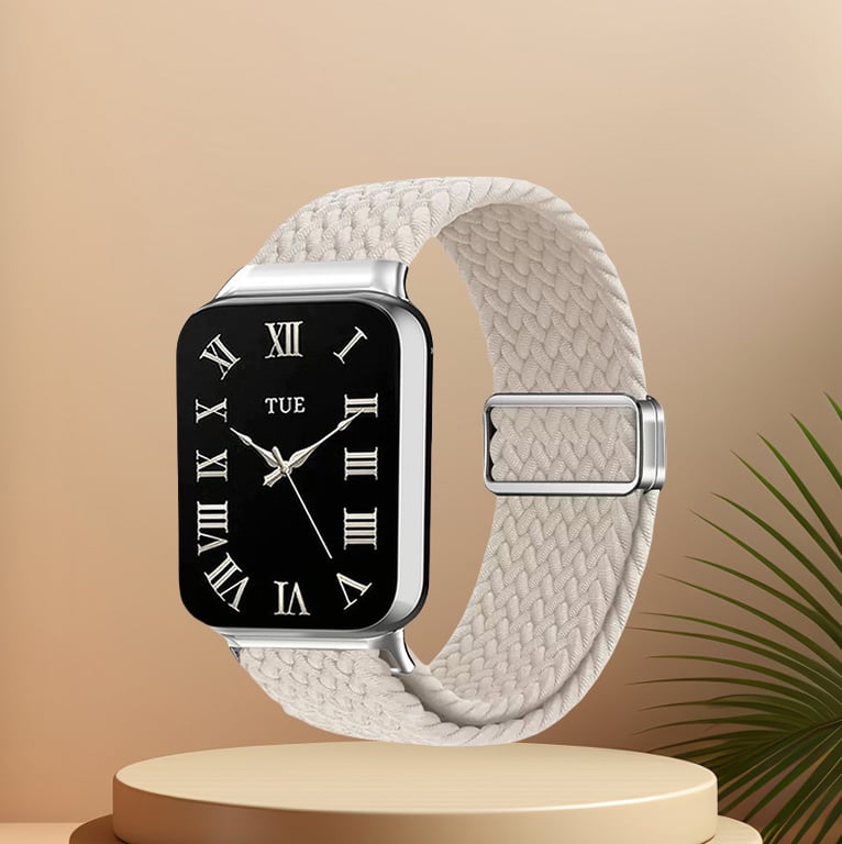 INF Xiaomi Smart Band = Bracelet Tressé En Nylon Édition Starlight Xiaomi 9 Pro Blanc - vue 3