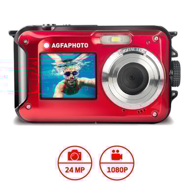 AgfaPhoto WP8000 caméra pour sports d'action 24 MP 2K Ultra HD CMOS 25,4 / 3,06 mm (1 / 3.06'') 130 g