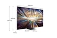 Samsung TV AI Neo QLED 75'' QN800D 2024, 8K, boîtier One Connect