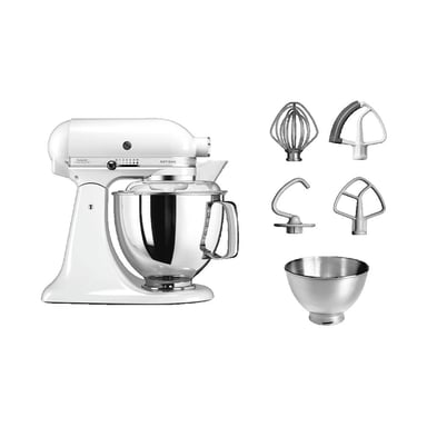 Robot Pâtissier KitchenAid Artisan 4,8 L Blanc