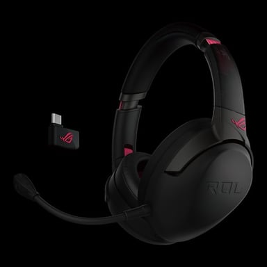 ASUS ROG Strix Go 2.4 Electro Punk Auriculares Bluetooth inalámbricos y con cable Negro