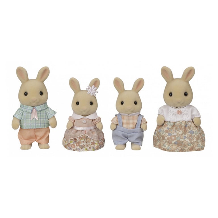 Famille Lapin Crème Sylvanian Families - vue 3
