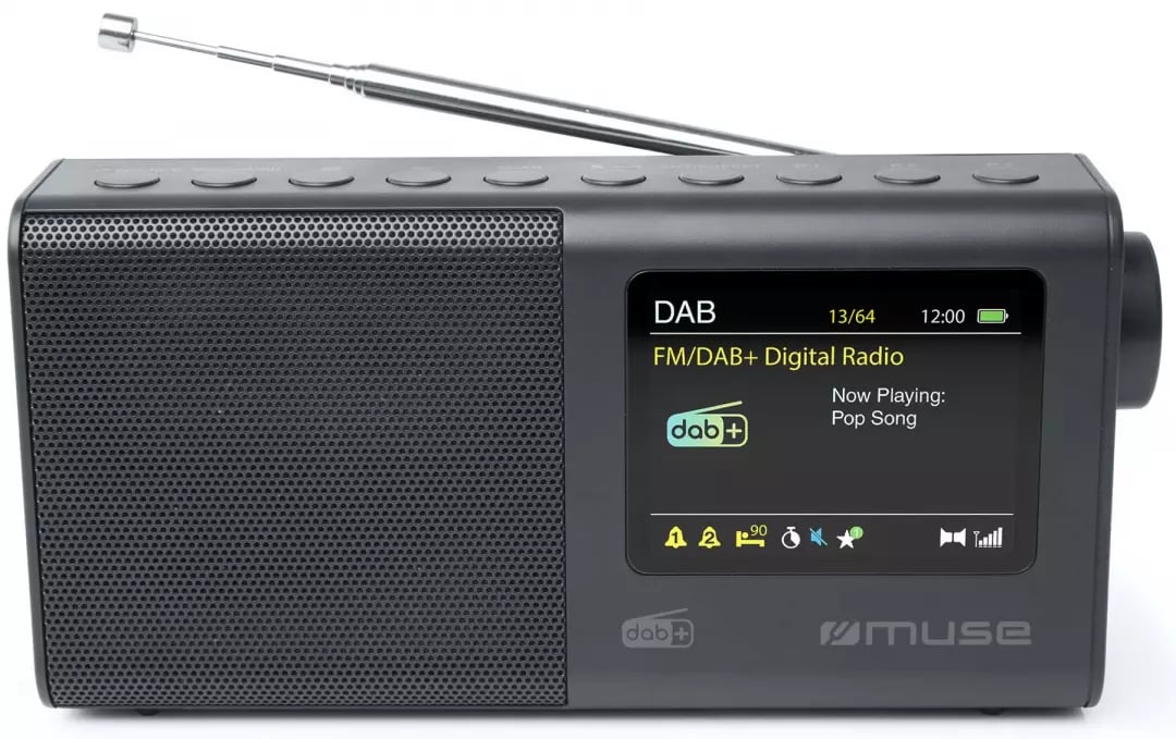 Radio Portable MUSE M-117 DB – DAB/DAB+/FM, Écran TFT 2.8'', Alarme - vue 3