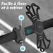 T'nb UMBIKE5 Supporto Smartphone in Silicone 360° per Bicicletta e Monopattino Nero